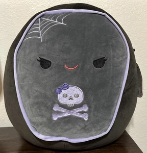 Squishmallows 16 Zoll Julianne grau und lila Sarg Halloween Plüsch NEU - Bild 1 von 8
