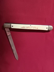 Vtg Colonial Folding Melon/Tomato Knife Advertising Meincke Spreader Works FL - Picture 1 of 7