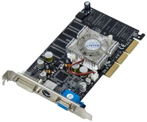 Graphic Card Galaxy Nvidia Geforce FX5500 128MB AGP - Picture 1 of 2