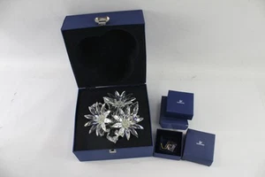 Swarovski Collectable Ornament Boxed Maxi Flower Arrangement Miniature Ornaments - Picture 1 of 6