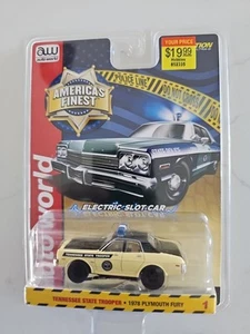 Auto World Xtraction 1978 Plymouth Tennessee State Trooper HO Slot Car - Picture 1 of 2