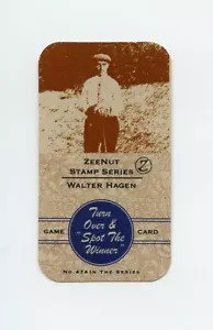 #TN27556 WALTER HAGEN Hall of Fame Golf Game Card - Bild 1 von 1