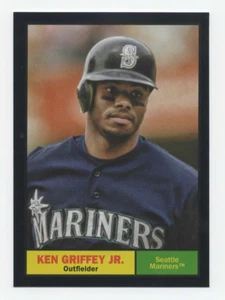 Ken Griffey Jr 2024 Topps Archives 1961 Black Parallel #46 w/top loader sleeve - Picture 1 of 2