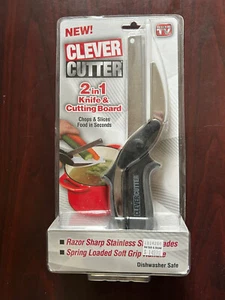 Clever Cutter 2in1 Food Chopper Replace Your Kitchen Knives & Cutting Boards New - Picture 1 of 2