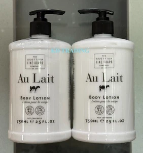 (2-Pk) THE SCOTTISH FINE SOAPS ~ Au Lait Signature BODY LOTION with Organic Milk - Bild 1 von 4
