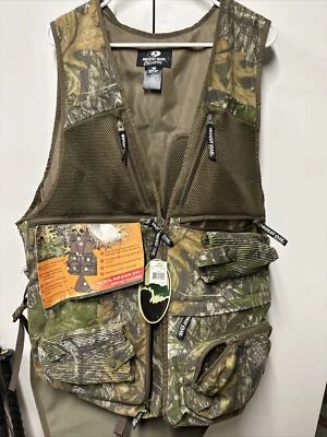 Mossy Oak Obsession Mens Camo Turkey Hunting Vest W/Seat Cushion - XL NEW!!! - Image 1 of 4