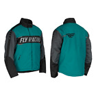 New Fly Racing 2024 Outpost Jacket Coat Snowmobile Snow Winter Black Teal