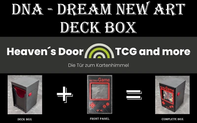 DNA - Dream New Art, TCG Deck Box (without Front Panel), 3D Print ABS