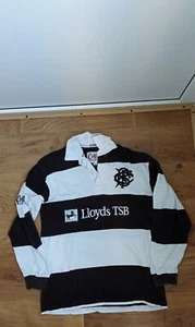 Rare Vintage Men’s S Cotton Traders Barbarian FC Rugby Long Sleeve Jersey Shirt - Picture 1 of 9