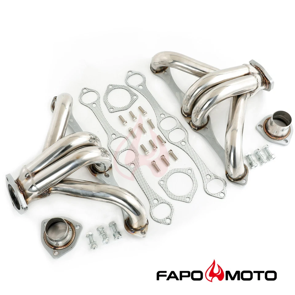 G1N FAPO Hugger Headers for Oldsmobile Cutlass Pontiac Grand Prix Buick Regal 78 - Image 1 of 4