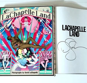 DAVID LACHAPELLE LAND SIGNED ART BOOK PHOTO LEONARDO DICAPRIO WARHOL COOLIO RAP - Picture 1 of 24
