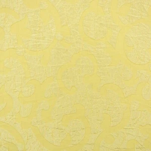 Allegria/Daffodil | Damask-Style Double Cloth Matelassé | 100% Polyester Fabric - Picture 1 of 5
