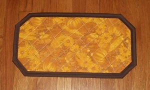 NUOVO tappetino candela tavolo natalizio trapuntato fatto a mano Uniq serbatoio toilette raccolta zucca - Foto 1 di 3