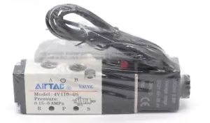 AIRTAC Solenoid Valves Air Valves 4V110-06 AC220V 110V DC 12V 24V 4V110-06B-I - Picture 1 of 2