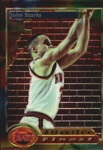 1993-94 Finest New York Knicks Basketball Card #95 John Starks AF
