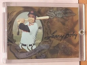 1997 Donruss Significant Signatures Larry Doby Autograph Card #1784/2000 - Picture 1 of 2