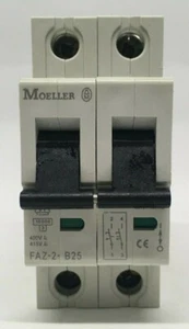 FAZ-2-B25 MOELLER EATON Interruttore magnetico termico miniatura curva B (20) - Foto 1 di 6