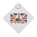 'King's Coronation Union Jack Flag' Suction Cup Car Window Sign (CG00016624)