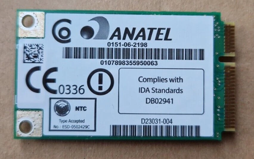 Intel PRO/Wireless 3945ABG Mini-PCIe WiFi Wireless Card WM3945ABG - Image 1 of 1