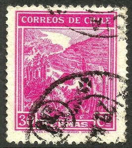 CHILE, (TPO), RAILWAY POST OFFICE POSTMARK (AMBULANCIA) # 51 - Picture 1 of 2