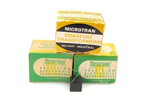 4x Microtran Transformers MT35-FB, M6-FB, M12-FB M3647 - Picture 1 of 3
