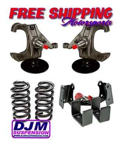 DJM Suspension 1973-1987 C15 C10 5/5 Lowering Drop Spindle 1"rtr Coils Flip Kit - Picture 1 of 1