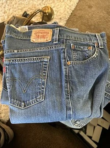 Levi's 515 Bootcut Denim Jeans Women's Size 6M Blue Mid Rise - Picture 1 of 3