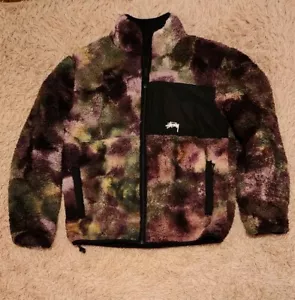 Chaqueta Sherpa STUSSY TIe Dye Micro Polar Reversible M - Imagen 1 de 13