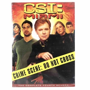CSI: Miami - The Complete Fourth Season (DVD, 2006, 7-Disc Set) Brand New Sealed - Imagen 1 de 2
