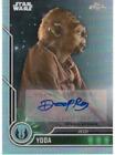Star Wars Chrome 2023 Autograph Card CA-DR Deep Roy as Yoda
