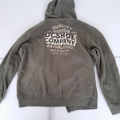 DC sudadera con capucha verde medio para hombre sudadera con capucha cremalle... - Imagen 1 de 4