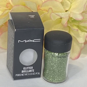 MAC Glitter Brillants Pigment Eye Shadow - Chunky Lime - FS New In Box Free Ship - Picture 1 of 1