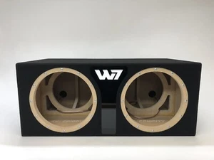 JL Audio 12w7 AE dual sealed sub box SPECIAL EDITION with black plexi logo - Picture 1 of 8