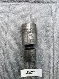 Enchufe giratorio flexible universal de impacto poco profundo Snap On 14 mm IPFM14C unidad de 3/8" - Imagen 1 de 6