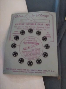 VINTAGE wilSNAP FASHIONS FASTENER SIZE 0 - Picture 1 of 1