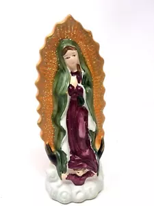 6,5" HOCH - FEINES PORZELLAN STATUE UNSERE LIEBE FRAU VON GUADALUPE - MUTTER VON JESUS - Bild 1 von 6