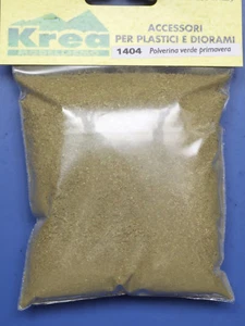 Polverina verde primavera per plastico o diorama gr. 45 - Krea 1404 - Foto 1 di 1