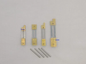 4 Suspensiones Brocot Remachadas Para Reloj De París Napoleónica + Pasadores - Picture 1 of 1