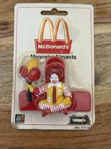 Clip chip magnetico McDonald's vintage nuovo in confezione da collezione raro da trovare - Foto 1 di 4
