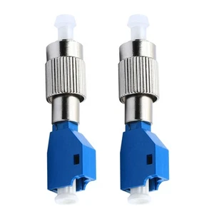 2 Pcs Faserkonvertierungsanschluss Glasfaseranschluss LWL-Anschlüsse - Afbeelding 1 van 11