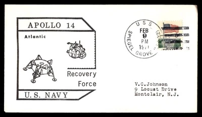 Mayfairstamps US Naval 1971 Apollo 14 Recovery USS Spiegel Grove Cover aau_76897 - Image 1 of 2