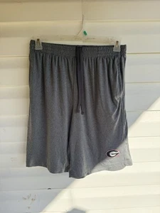 Colosseum Shorts Mens Small L Gray Vintage UGA Georgia Bulldogs Basketball Logo - Picture 1 of 8