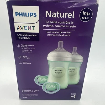 Philips Avent Natural Babyflasche mit Natural Response Nippel Baby Geschenkset  - Bild 1 von 4