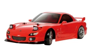 Coche de turismo Tamiya RC Mazda RX-7 (FD3S) - rojo - Imagen 1 de 9