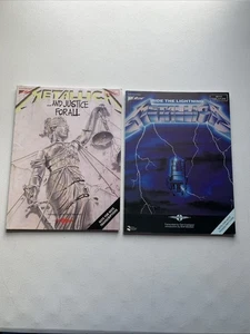 METALLICA Gitarren-Tabulatur RIDE THE LIGHTNING & AND JUSTICE FOR ALL Buch-Set - Bild 1 von 16