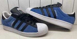 Adidas Superstar Blue Core Black - Men's Size 11.5 - Picture 1 of 8
