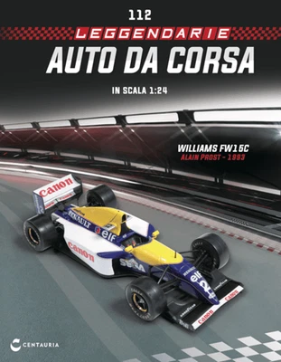 Le Grandi Formula 1  scala 1:24  WILLIAMS FW15C - ALAIN PROST - 1993 N.#112 - Immagine 1 di 4