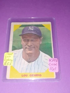 1960 Fleer #28 Lou Gehrig Yankees schöne seltene Karte - Bild 1 von 2