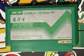 Popeye Nintendo Famicom Pulse Label NES Japan Import US Seller TESTED