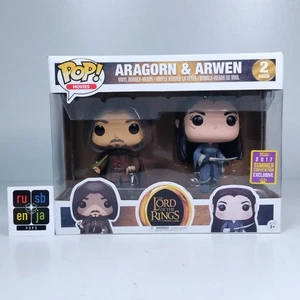 Funko Pop! Películas El Señor de los Anillos Aragorn y Arwen Pack de 2 Exclusivo - Imagen 1 de 8